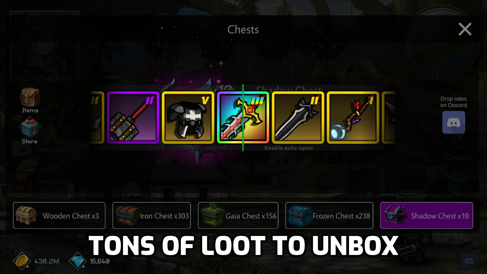 Auto Battles World: Idle RPG screenshot
